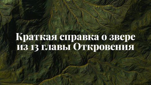 Краткая справка о звере из 13 главы Откровения