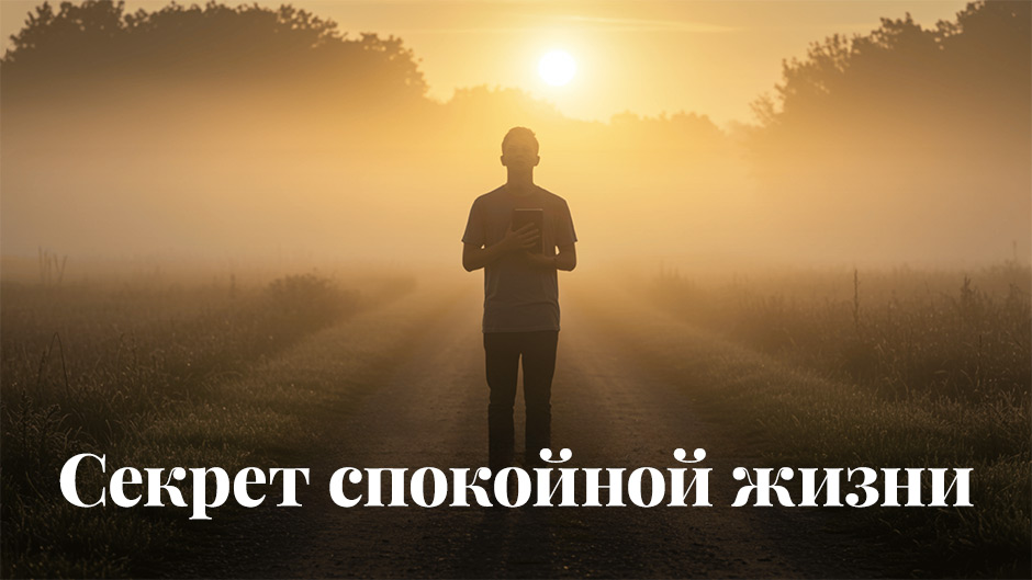 Секрет спокойной жизни