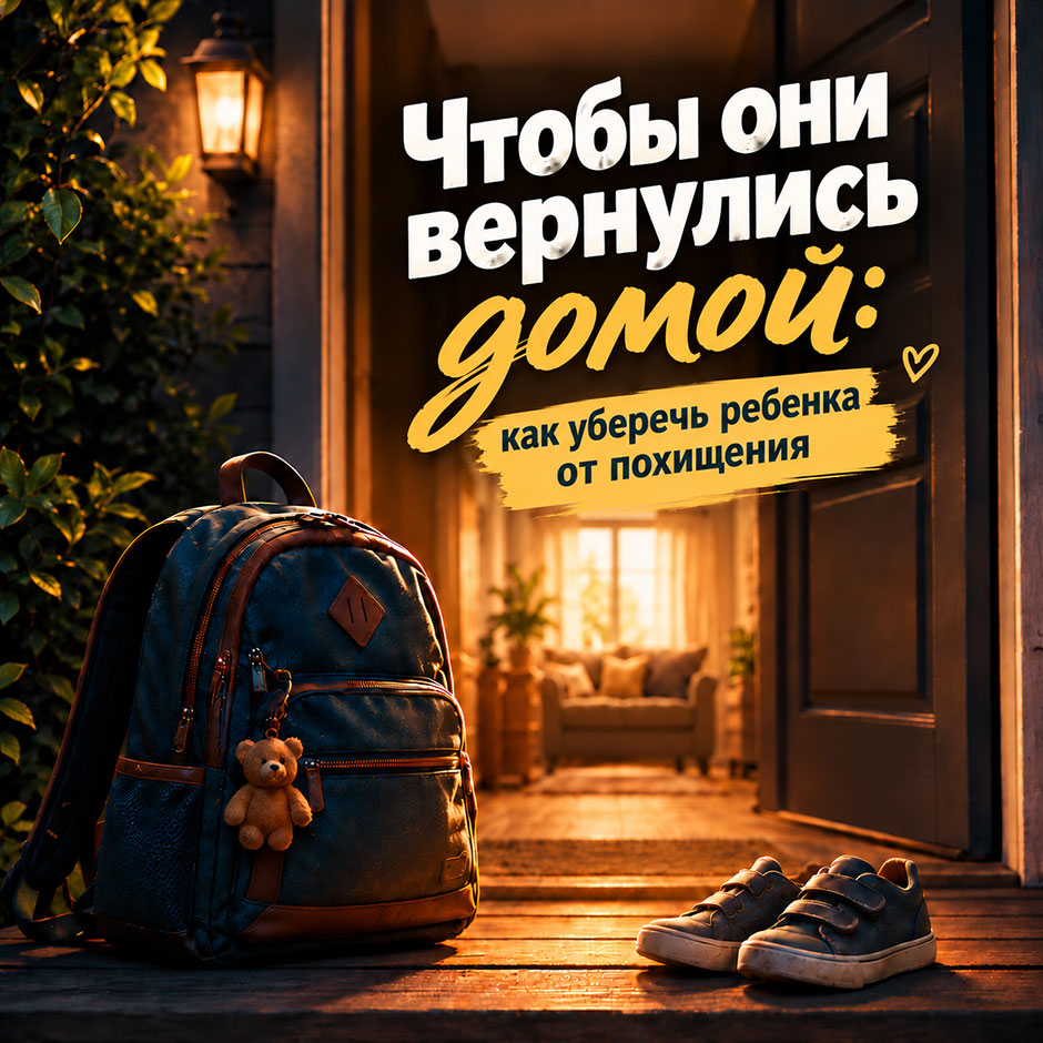 Чтобы они вернулись домой: как уберечь ребёнка от похищения