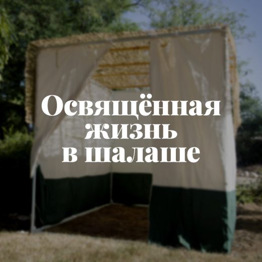 Освящённая жизнь в шалаше