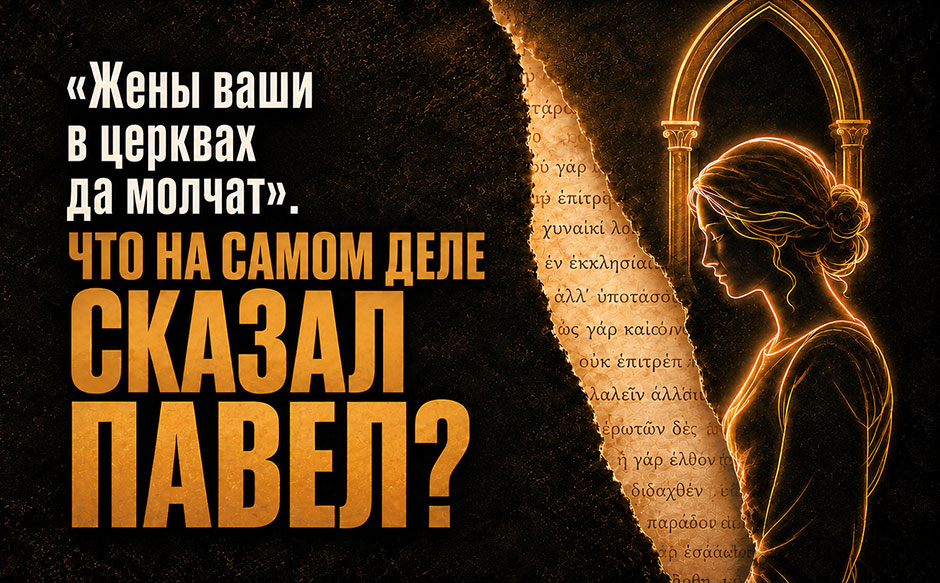 «Жены ваши в церквах да молчат»: что на самом деле сказал Павел?